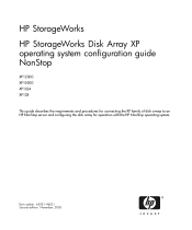 HP XP1024 HP StorageWorks Disk Array XP operating system configuration guide: NonStop (A5951-96221, November, 2005)