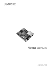 Lantronix Micro125 Micro125 - User Guide