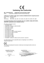 LevelOne GTL-2060 EU Declaration of Conformity