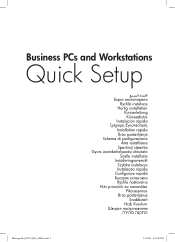 Compaq 100 Quick Setup Poster - Compaq 100eu Small Form Factor and 315eu Microtower PCs