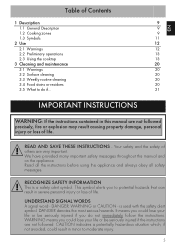 Smeg SEU122B Instruction Manual 1
