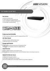 Hikvision DS-7604NI-Q1/4P Data Sheet