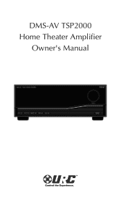 URC DMS-AV Owners Manual