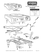Waring WEB300 Parts Diagram