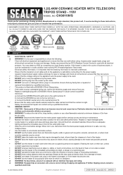 Sealey CH30110VS Instruction Manual