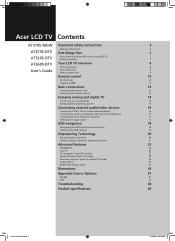 Acer AT3705-MGW User Guide
