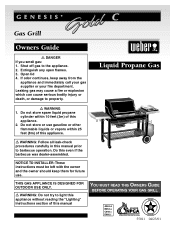 Weber Genesis Gold C LP Owner Manual