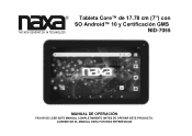 Naxa NID-7055 Spanish Manual