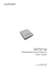 Lantronix WiPort NR WiPort NR - User Guide