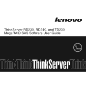 Lenovo ThinkServer RD230 MegaRAID SAS Software User Guide