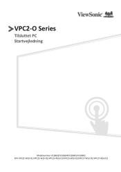 ViewSonic VPC25-W53-O1 Quick Start Guide Dansk