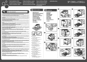 Ricoh SP C840DN Quick Installation Guide