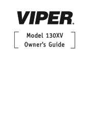 Viper 130XV Owner Manual