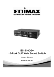 Edimax ES-5160G V3 User Manual