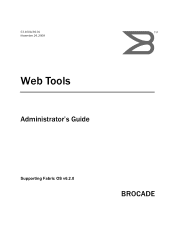 HP StorageWorks 4/16 Brocade Web Tools Administrator's Guide v6.2.0 (53-1001194-01, April 2009)