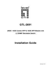 LevelOne GTL-2691 Quick Install Guide