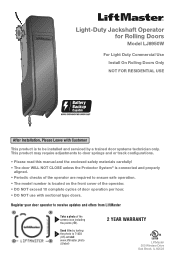 LiftMaster LJ8950W LJ8950W Manual