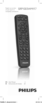 Philips SRP1003WM User manual
