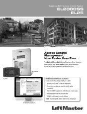 LiftMaster EL2000SS EL2000SS/ EL25 Sell Sheet Manual