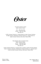 Oster Designed to Shine 4-Slice Toaster User Guide