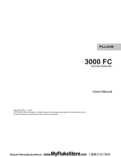 Fluke T3000-FC Product Manual