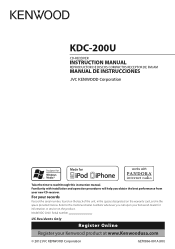 Kenwood KDC-200U User Manual