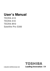 Toshiba M10 PTMB3C-0L406F Users Manual Canada; English