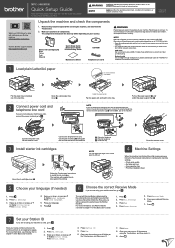 Brother International MFC-J4620DW Quick Setup Guide