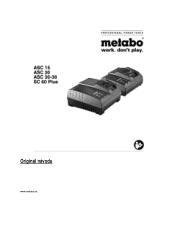 Metabo SB 18 LTX BL Impuls Operating Instructions 3