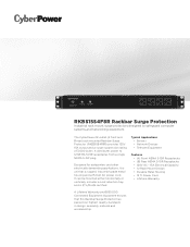 CyberPower RKBS15S4F8R Datasheet