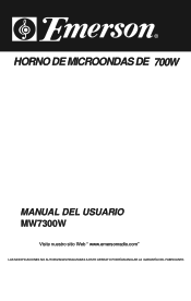 Emerson MW7300W Owners Manual SPANISH