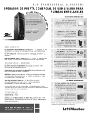 LiftMaster LJ8950W LJ8950W Product Guide - Spanish