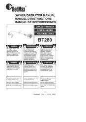 RedMax BT280 Owners Manual