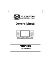 Audiovox VBPEX56 Owners Manual
