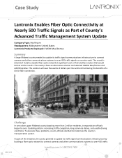 Lantronix CWDM-M551LCR-B Fiber Connectivity for Advanced Traffic Management