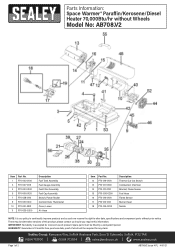 Sealey AB708 Parts Diagram