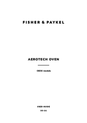 Fisher and Paykel OB30DDPTDX2 User Guide