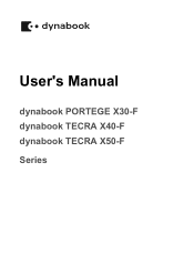 Toshiba Tecra X40 User Guide 2