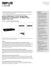 Tripp Lite B002DP1AC4N4 Product Datasheet