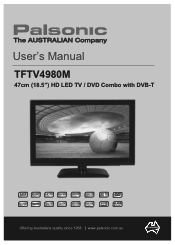 Palsonic tftv4980m Owners Manual
