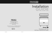 Viking RDSCG2305BSS Installation Instructions