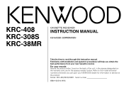 Kenwood KRC-308S User Manual