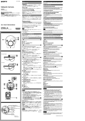 Sony SNCXM636 Installation Guide (SNC-XM632 636 637  Installation Manual)