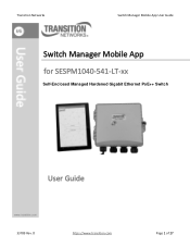 Lantronix SESPM Series Switch Manager Mobile App User Guide Rev D PDF 1.86 MB