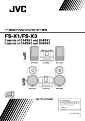 JVC FS-X1 Instruction Manual