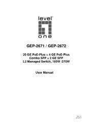 LevelOne GEP-2672 Manual