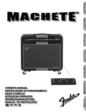 Fender Machete Owners Manual