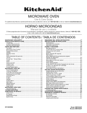 KitchenAid KMCS324PPS Owners Manual