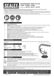 Sealey AK102 Instruction Manual