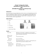 HP D7171A netserver lx & lxe surestore e configuration guide Â— (for Microsoft Clusters)  PDF, 45K, 4/4/2000